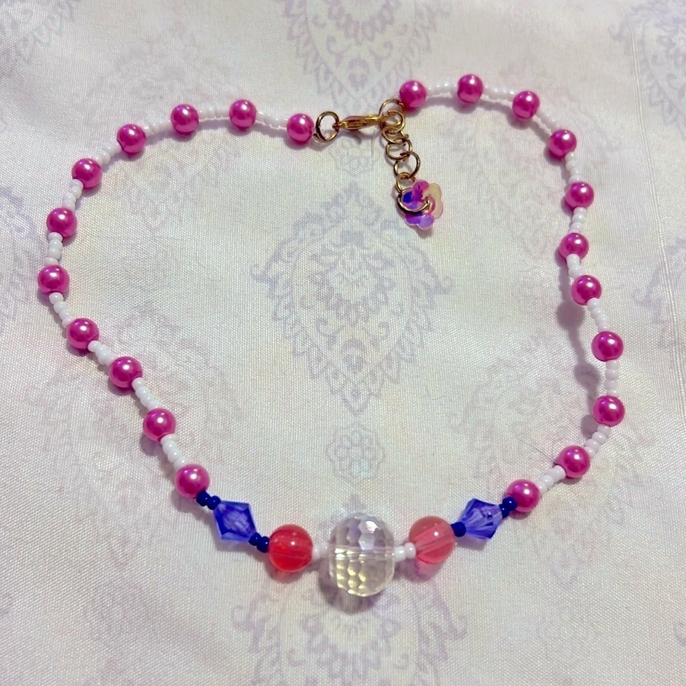 Colorful Beaded Choker Necklace